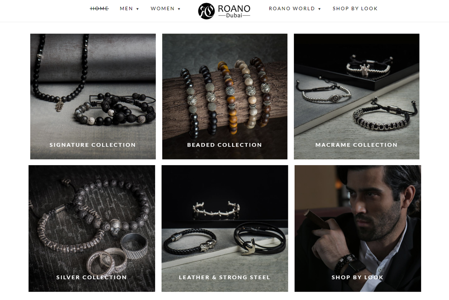 Roano homepage section